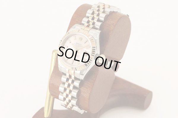 ロレックス　１７９１７１　Ｄ７２６８５８　ピンク文字盤　サイド