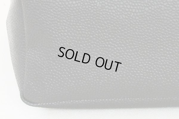 エルベシャプリエ　コーテッドキャンバススクエアトート B5サイズ(M) 704GP ノワール／ノワール　底拡大