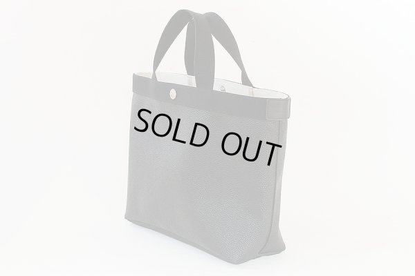 エルベシャプリエ　コーテッドキャンバススクエアトート B5サイズ(M) 704GP ノワール／ノワール　サイド