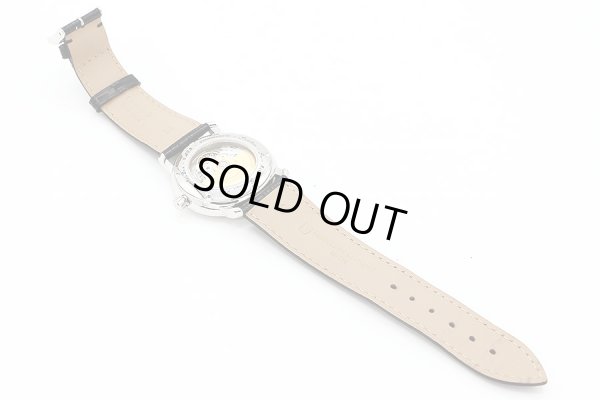 フレデリックコンスタント　ＦＣ３３５　オープンハート　ムーンフェイス　銀文字盤　革ベルト状態　裏面