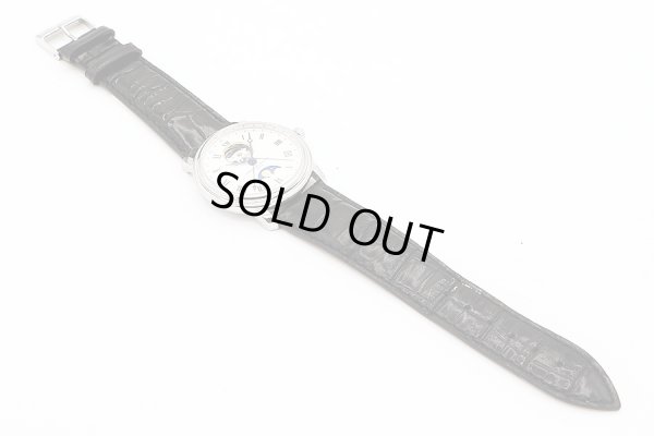 フレデリックコンスタント　ＦＣ３３５　オープンハート　ムーンフェイス　銀文字盤　革ベルト状態　表面