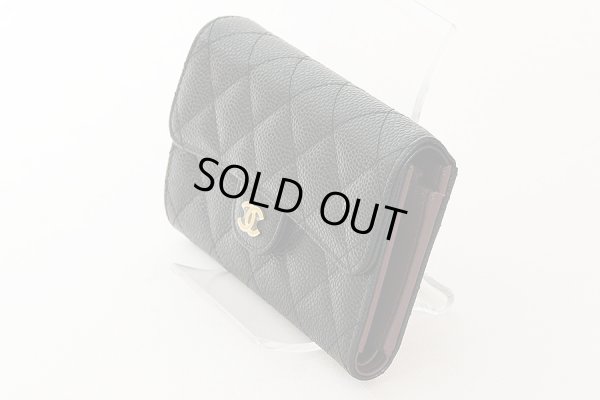 シャネル ミディアム クラシック フラップ ウォレット AP0232 ブラック サイド