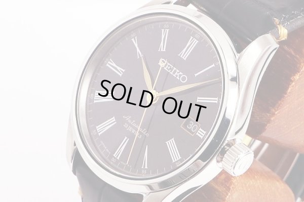 セイコー　プレサージュ　ＳＡＲＸ０２９　６Ｒ１５－０３Ｅ０　黒漆文字盤　サイド拡大