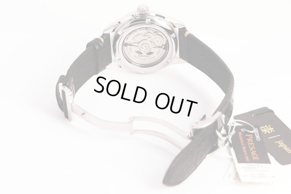 セイコー　プレサージュ　ＳＡＲＸ０２９　６Ｒ１５－０３Ｅ０　黒漆文字盤　革ベルト