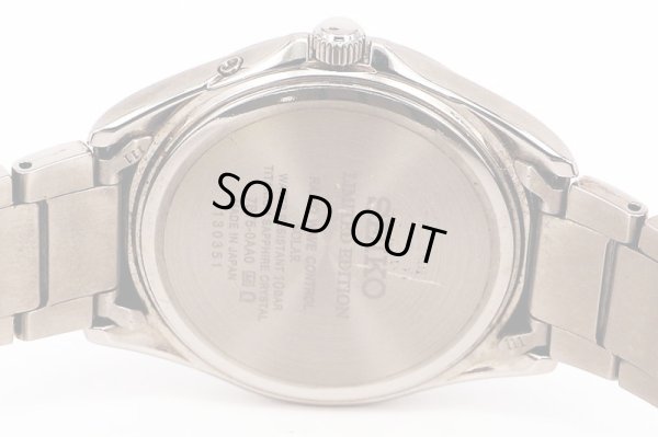 セイコー　ＳＢＴＭ２９９　７Ｂ７５－０ＡＡ０　白文字盤　青針　１４０周年限定　裏面拡大