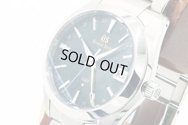 グランドセイコー　ＳＢＧＮ００７ＧＭＴ　９Ｆ８６－０ＡＣ０　緑文字盤　サイド拡大