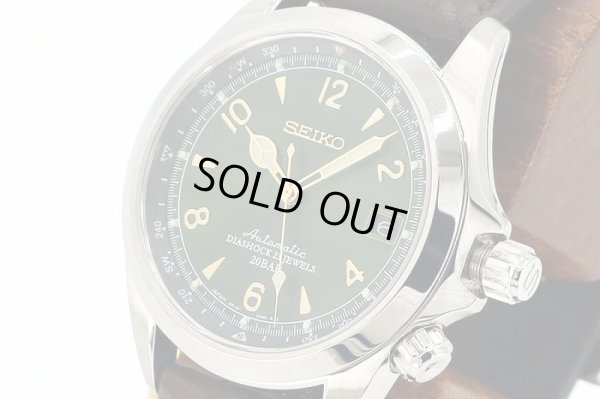 セイコー　アルピニストメカニカル ＳＡＲＢ０１７ ６Ｒ１５－００Ｅ０ 緑文字盤　サイド拡大