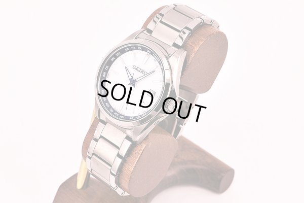 セイコー　ＳＢＴＭ２９９　７Ｂ７５－０ＡＡ０　白文字盤　青針　１４０周年限定　サイド
