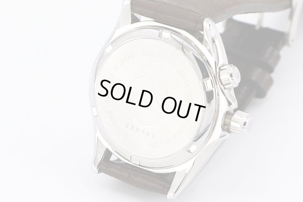 セイコー　アルピニストメカニカル ＳＡＲＢ０１７ ６Ｒ１５－００Ｅ０ 緑文字盤　裏面拡大