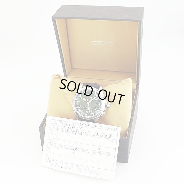 セイコー　アルピニストメカニカル ＳＡＲＢ０１７ ６Ｒ１５－００Ｅ０ 緑文字盤　箱・保証書