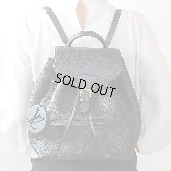 ルイ・ヴィトン　モンスリPM M45205 ノワール　背負ったイメージ