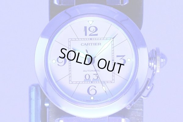 カルティエ　パシャＣ　ビックデイト　２４７５　白文字盤　ライト