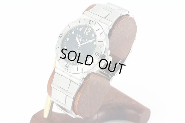 ブルガリ　スクーバ　ＳＤ３８　黒文字盤　サイド