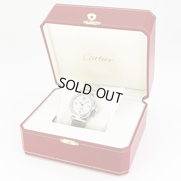 カルティエ　パシャＣ　ビックデイト　２４７５　白文字盤　箱