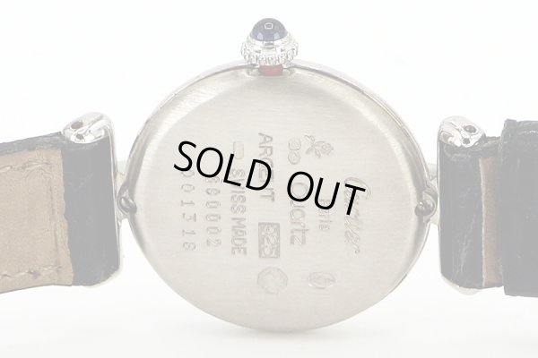 カルティエ　マストコリゼ　６９０００２　白文字盤　裏面拡大