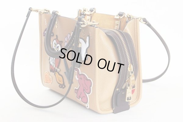 コーチ　ローグ25 3WAYハンドバック  No.F2180-C6167 ベージュ　サイド