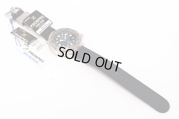 セイコー　プロスペック　ＳＢＤＹ０１１７　紺　ペンギンシルエット文字盤　革ベルト状態　表面