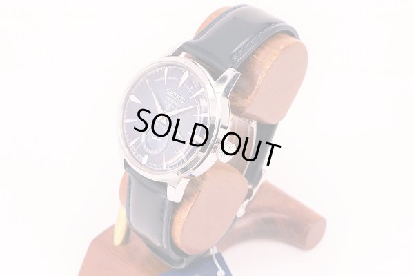 セイコー　プレサージュ　ＳＡＲＹ０８７　紺文字盤 　カクテル限定　サイド