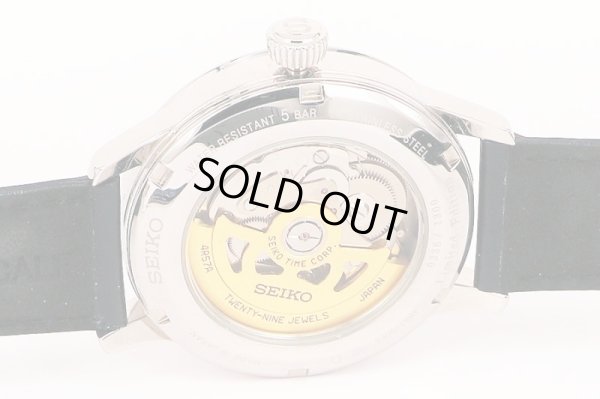 セイコー　プレサージュ　ＳＡＲＹ０８７　紺文字盤 　カクテル限定　裏面拡大