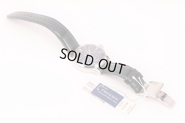 セイコー　プレサージュ　ＳＡＲＹ０８７　紺文字盤 　カクテル限定　革ベルト状態　表面