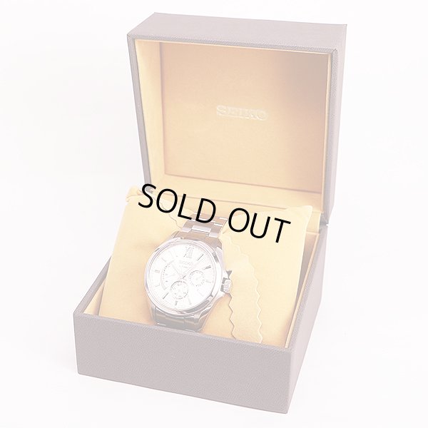 セイコー　ブライツ　ＳＤＧＣ０２１　６Ｒ２１－００Ｗ０　銀文字盤　パワーリザーブ　箱