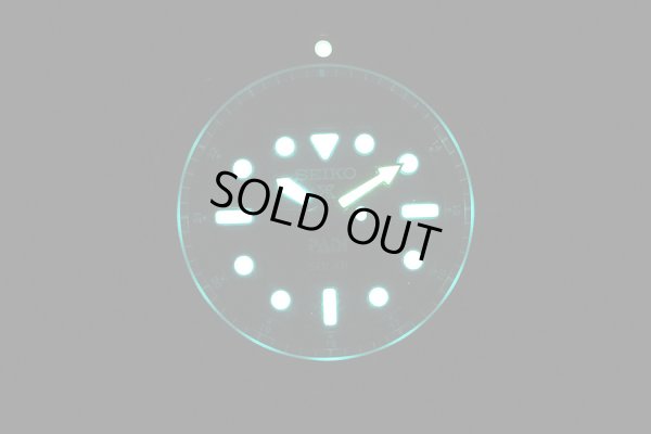 セイコー　プロスペック　ＳＢＥＱ００３　黒文字盤　ソーラー　ＰＡＤＩ限定　ライト暗闇