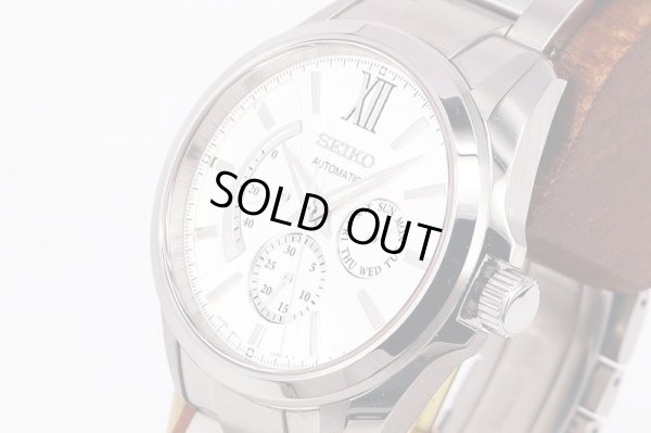 セイコー　ブライツ　ＳＤＧＣ０２１　６Ｒ２１－００Ｗ０　銀文字盤　パワーリザーブ　サイド拡大