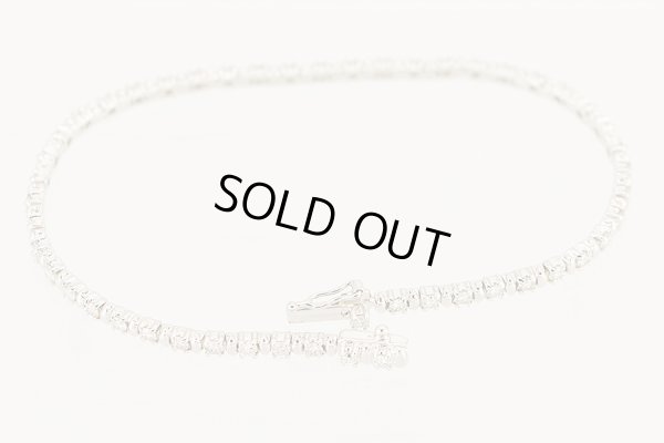 タサキ　 K18WG ダイアイリブレスレット 1.53ct 8.80g　外したイメージ