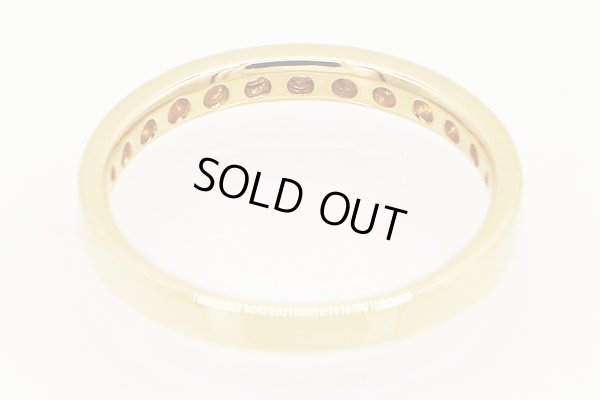 タサキ　K18 ダイアイリリング 0.14ct 2.10g　内側