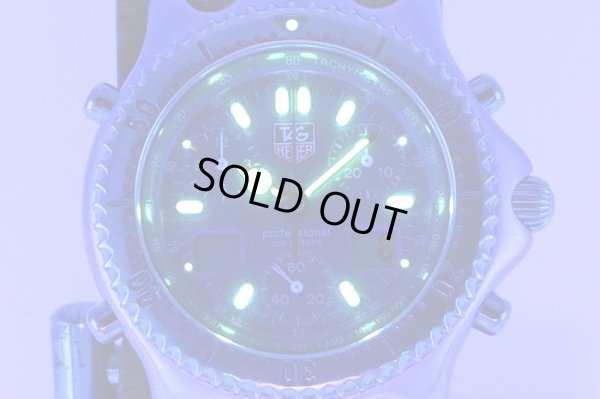 タグホイヤー　Ｓ／ｅｌ　ＣＧ１１２２－０　デジアナ　グレー文字盤　ライト