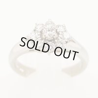 ポーラ　PT900 ダイアイリリング 0.50ct 5.80g