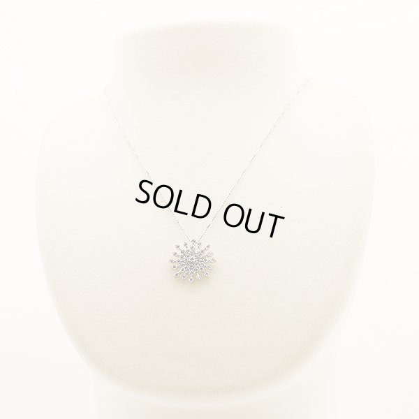 RAIMA　750WG ダイアイリペンダントネックレス 1.20ct 6.00g　装着イメージ