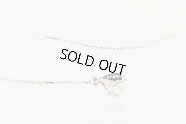 RAIMA　750WG ダイアイリペンダントネックレス 1.20ct 6.00g　留め具外したイメージ