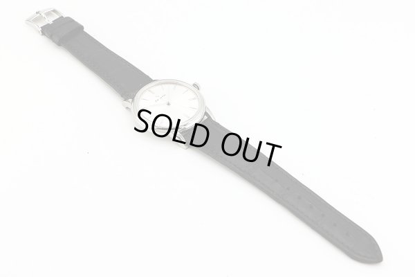 ゼニス　エリート　クラシック　０３．２９９０．６７９　銀文字盤　革ベルト状態　表面