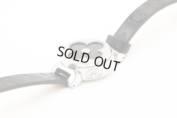 ルイヴィトン　タンブール　ビジュシークレット　Ｑ１５１Ｒ　黒文字盤　拡大