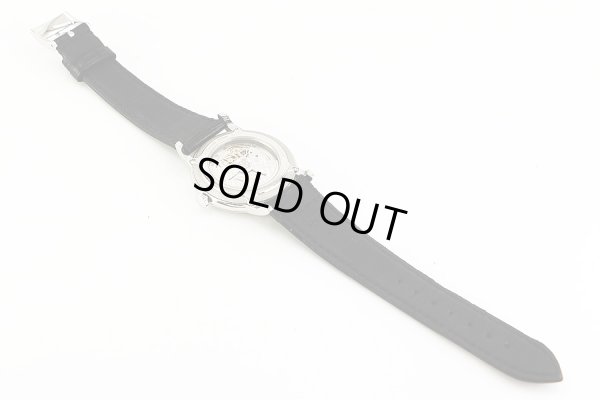 ゼニス　エリート　クラシック　０３．２９９０．６７９　銀文字盤　革ベルト状態　裏面