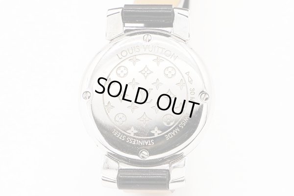 ルイヴィトン　タンブール　ビジュシークレット　Ｑ１５１Ｒ　黒文字盤　裏面拡大