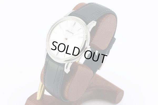 ゼニス　エリート　クラシック　０３．２９９０．６７９　銀文字盤　サイド