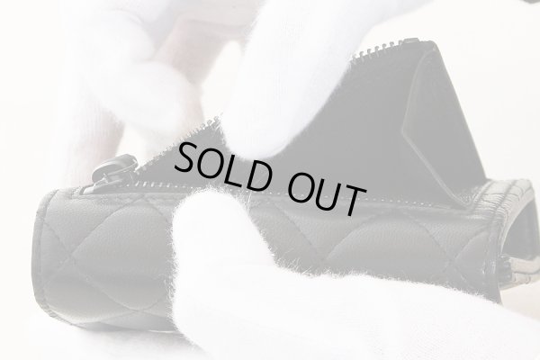 シャネル クラシック スモール フラップウォレット ブラック 小銭入れ