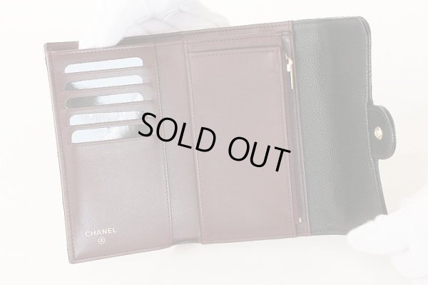 シャネル ミディアム クラシック フラップ ウォレット AP0232 ブラック 中身