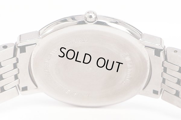 ティファニー　クラシック　Ｍ１５１　白文字盤　裏面拡大