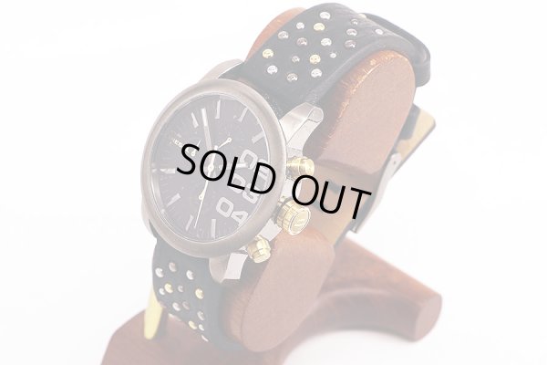 ディーゼル　ＤＺ５４３２　クロノグラフ　黒文字盤　サイド