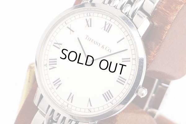 ティファニー　クラシック　Ｍ１５１　白文字盤　サイド拡大