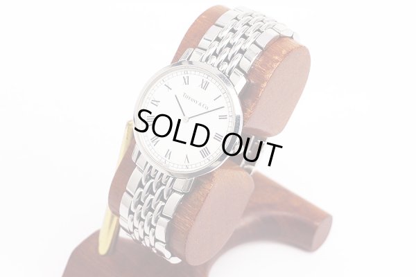 ティファニー　クラシック　Ｍ１５１　白文字盤　サイド