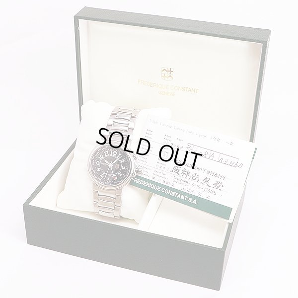 フレデリッックコンスタント　ハイライフＧＭＴ　ＦＣ３０８Ｘ３Ｈ５／６　黒文字盤　箱・保証書