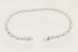 K18WG ダイアイリブレスレット 1.50ct 8.40g　留め具外したイメージ