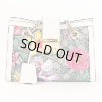 グッチ　フローラー パドロック GGスモールショルダーバック 498156 204991 ベージュ／ホワイト