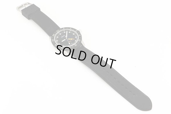 ジン　１０５　ＳＴ．ＳＡ．ＵＴＣ　黒文字盤　革ベルト状態　表面