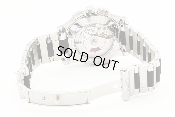 モバード　ヴィジオ　クロノグラフ　３８．Ｈ９．１８９１　銀文字盤　黒インダイアル　ブレス