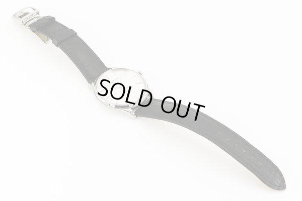 ジャガールクルト　マスターコントロール１０００　１７１．９．９０．Ｓ　銀文字盤　革ベルト状態　表面